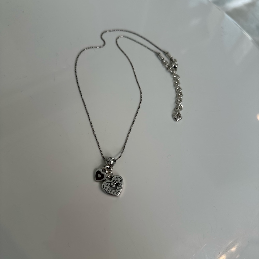 Brighton silver-plated heart charm necklace - Picture 5 of 6